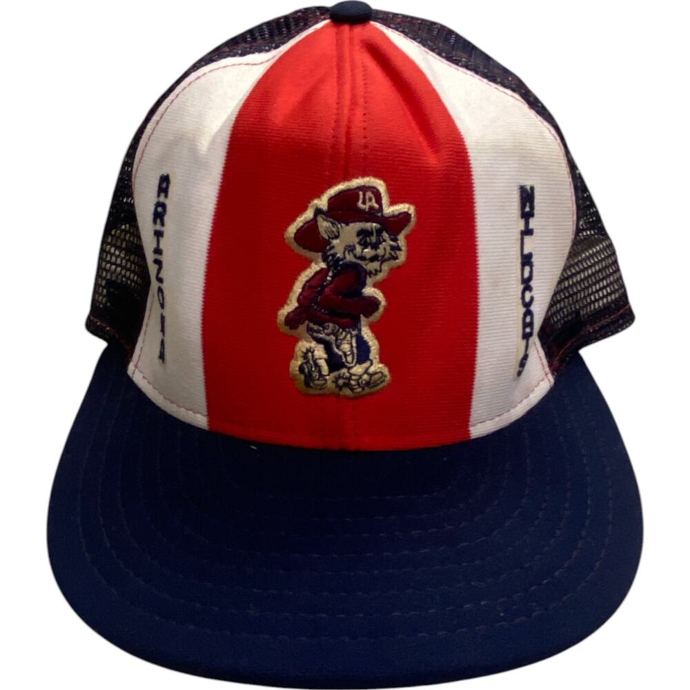 Lucky Stripes Arizona Wildcats Trucker Hat Snapback Embroidered Patch Large